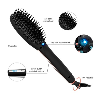 Best electric ceramic hair straightening brush