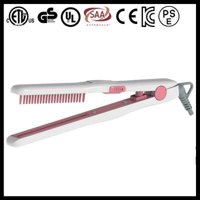 LED Hair Flat Iron with Built-in Comb (Q1)